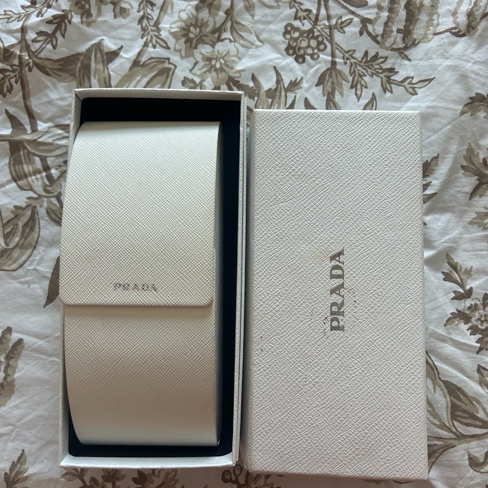 Prada Women's Black Geometric Sunglasses - Picture 12 of 13